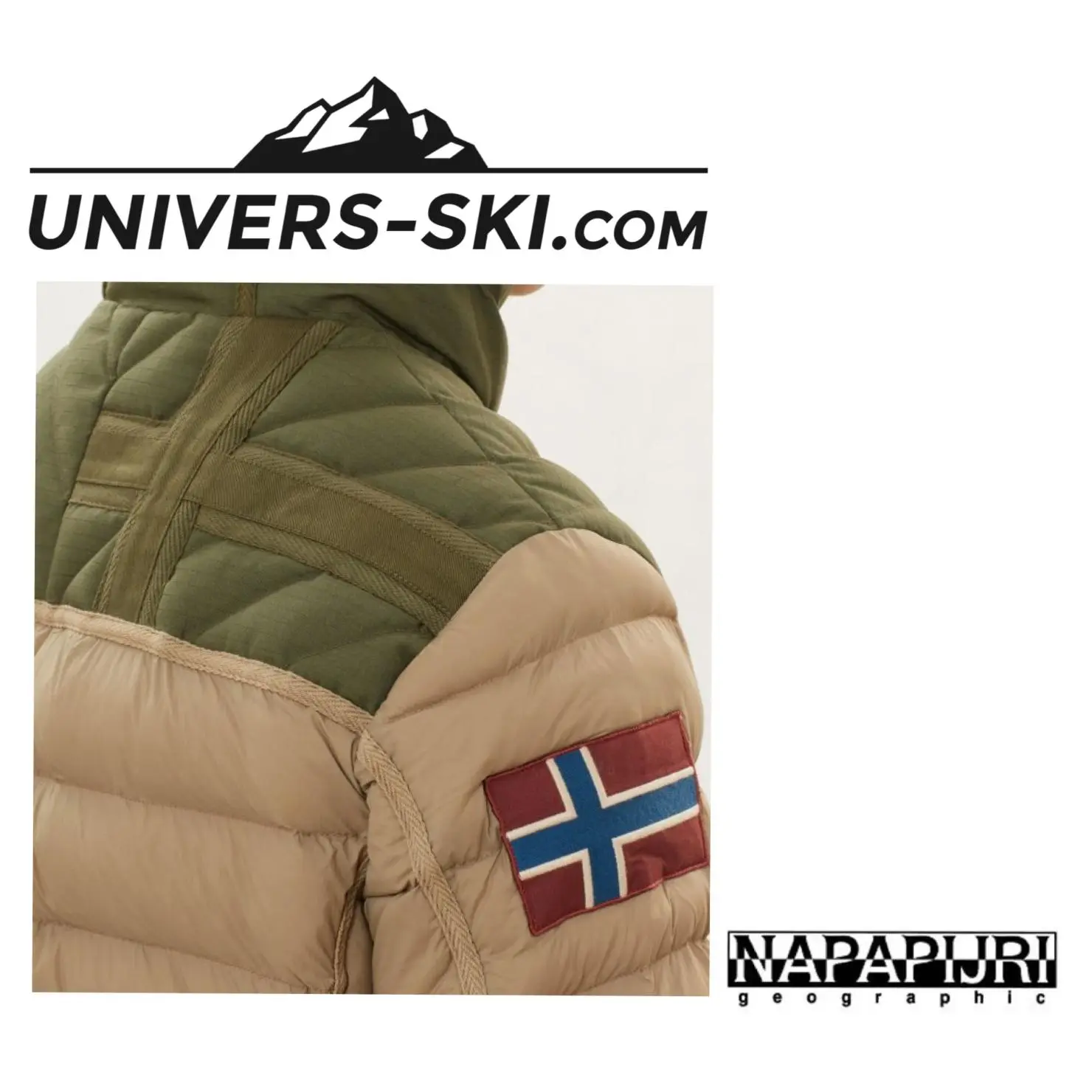 Veste Homme NAPAPIJRI ARTICAGE BEIGE 2023 â Image 2