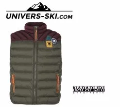 Veste De Ski Sans Manches NAPAPIJRI Homme Articage Kaki 2023