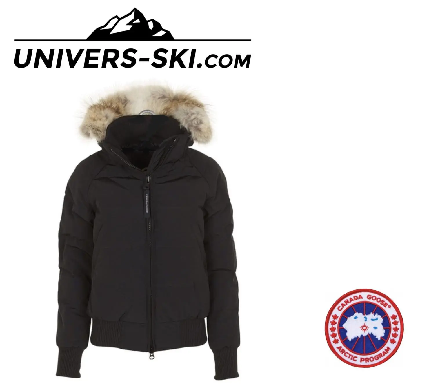 Blouson Aviateur Canada Goose Bomber Savona Femme Noir 2023