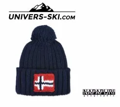 Bonnet NAPAPIJRI à Pompon Semiury Bleu Marine 2023