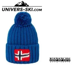 Bonnet NAPAPIJRI à Pompon Semiury Bleu Roi 2023
