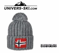 Bonnet NAPAPIJRI à Pompon Semiury Gris Clair 2022