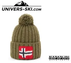 Bonnet NAPAPIJRI à Pompon Semiury Kaki 2023