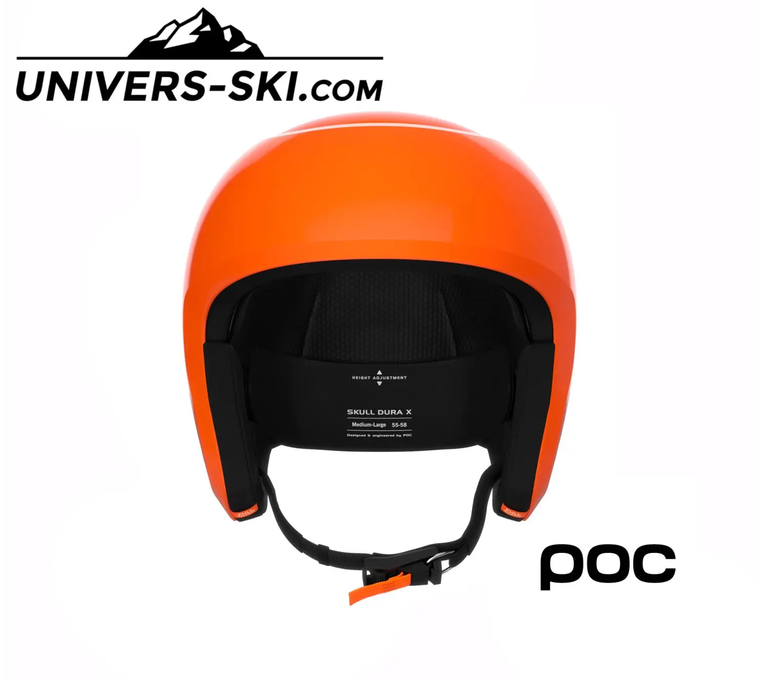 Casque De Ski POC Skull Dura X Mips Fluorescent Orange 2023 – Image 2