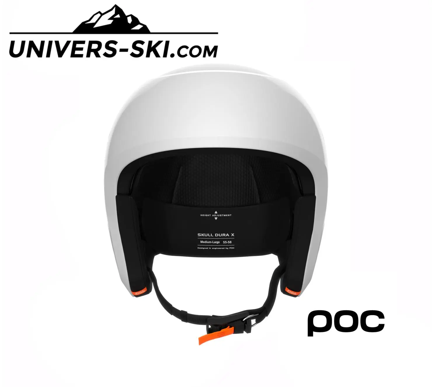 Casque De Ski POC Skull Dura X Mips Hydrogen White 2023 – Image 2