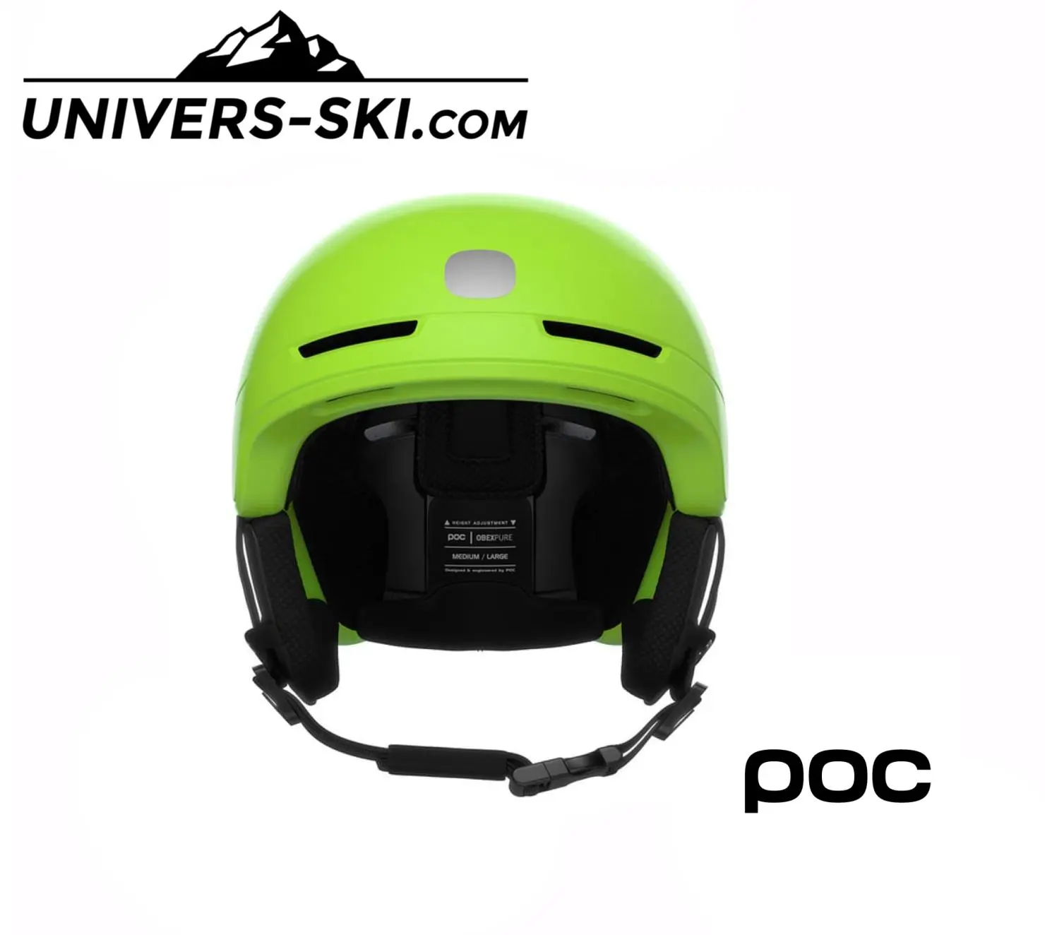 Casque De Ski Pocito Obex Mips Fluorescent Yellow/Green 2023 – Image 2