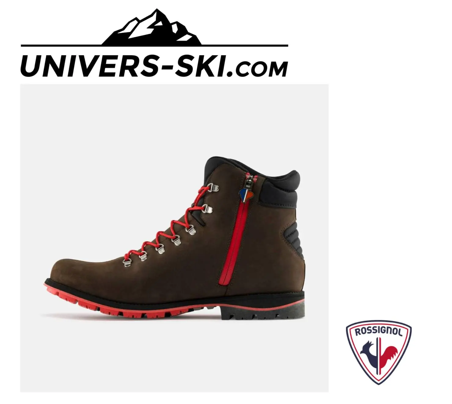 Chaussures Rossignol Homme Chamonix Nubuck Oil Marron Foncé 2023 – Image 2