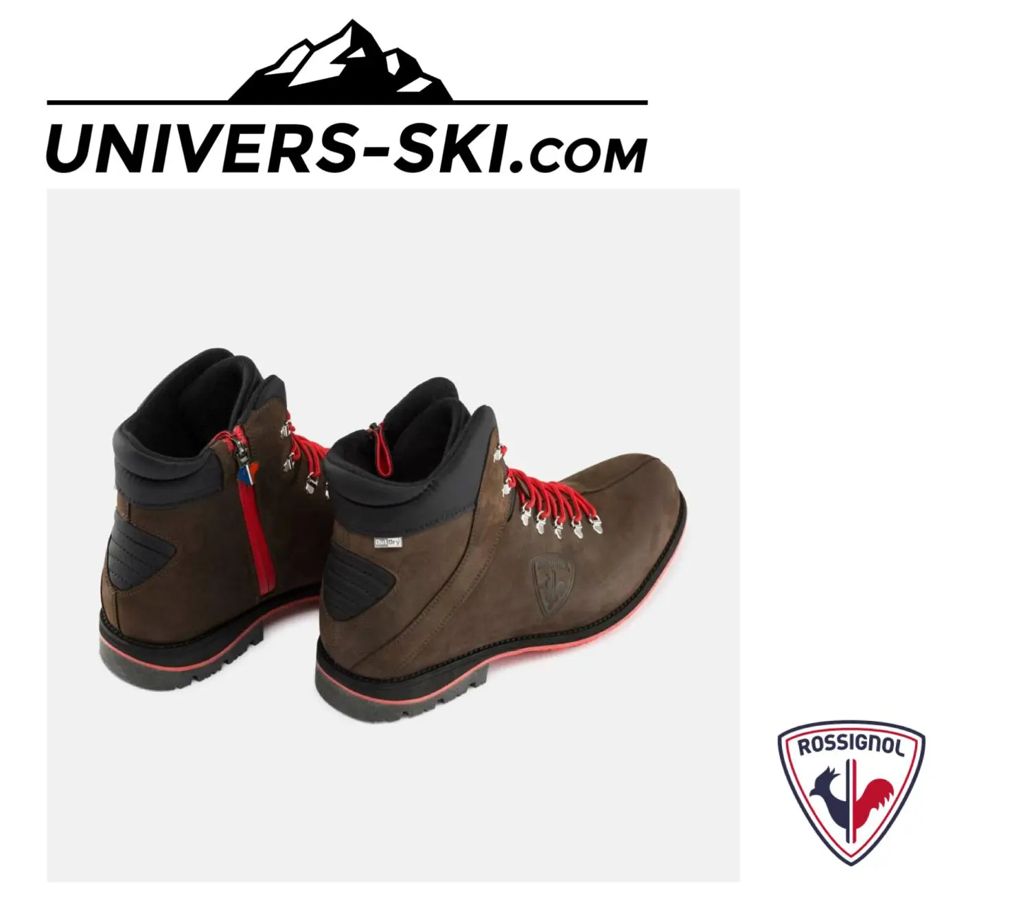 Chaussures Rossignol Homme Chamonix Nubuck Oil Marron Foncé 2023 – Image 3