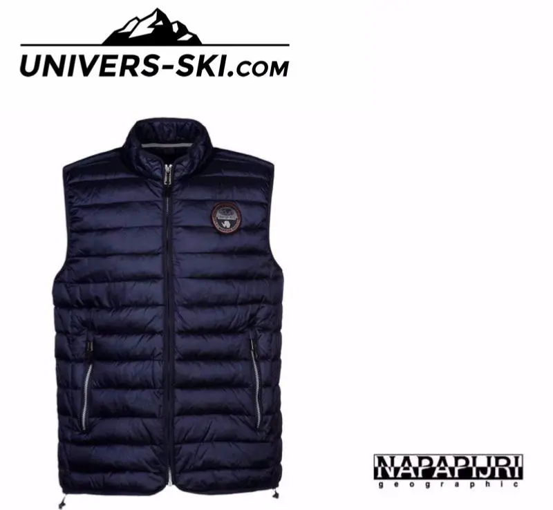 Gilet Sans Manches NAPAPIJRI Aerons Bleu Marine Vest 2023 Homme