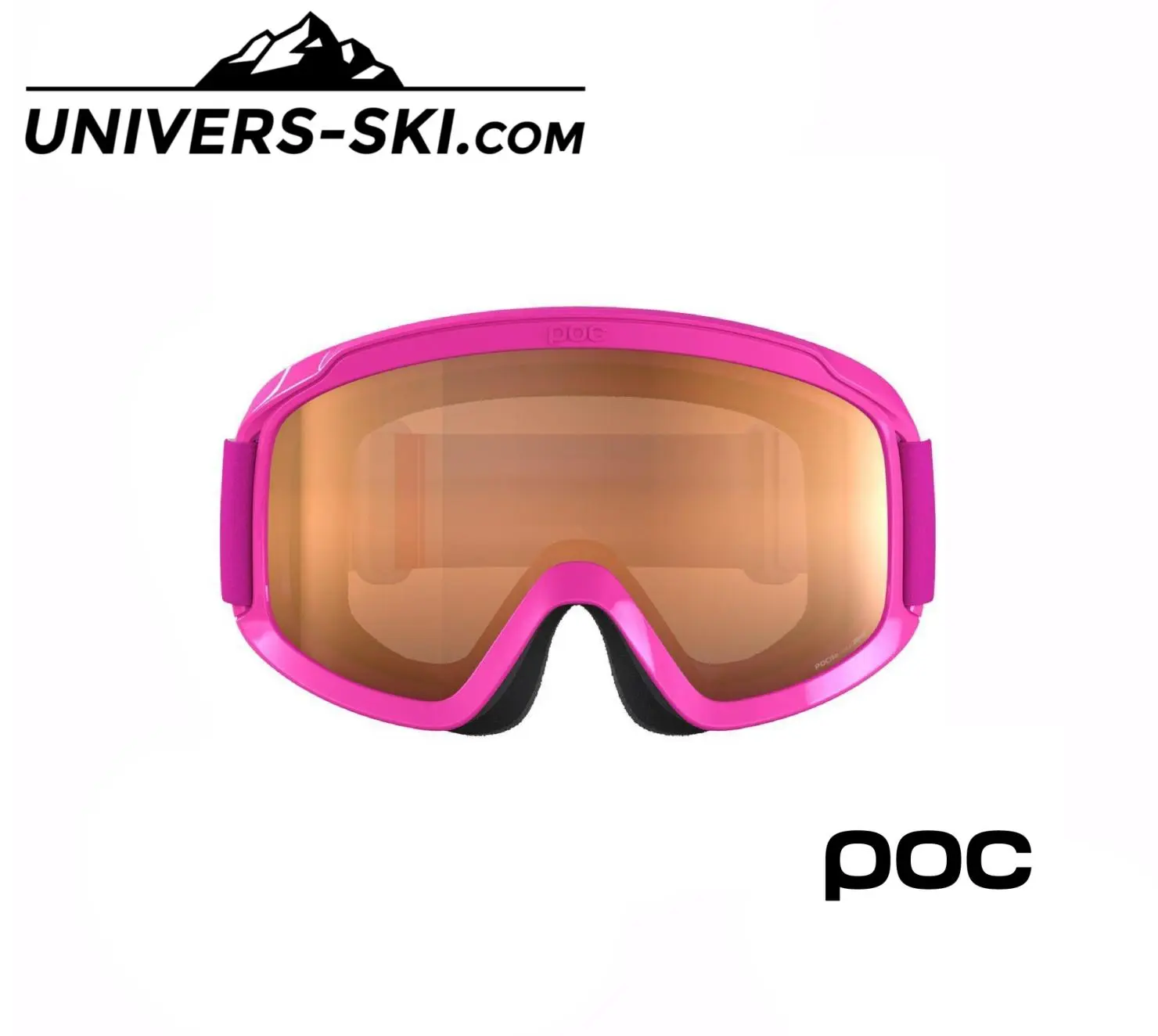Masque De Ski Junior Pocito Opsin Fluorescent Pink 2023 – Image 2