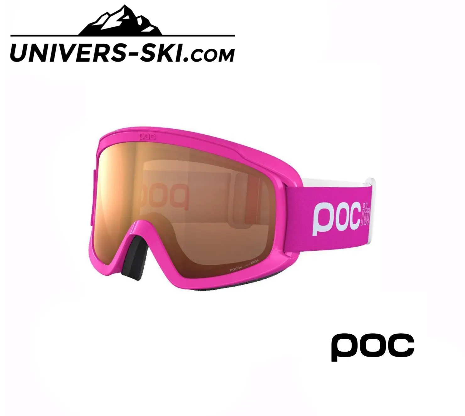 Masque De Ski Junior Pocito Opsin Fluorescent Pink 2023