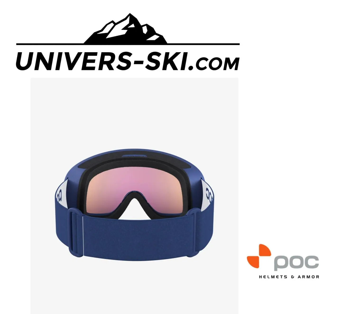 Masque De Ski POC Fovea Mid Clarity Lead Blue 2023 – Image 3
