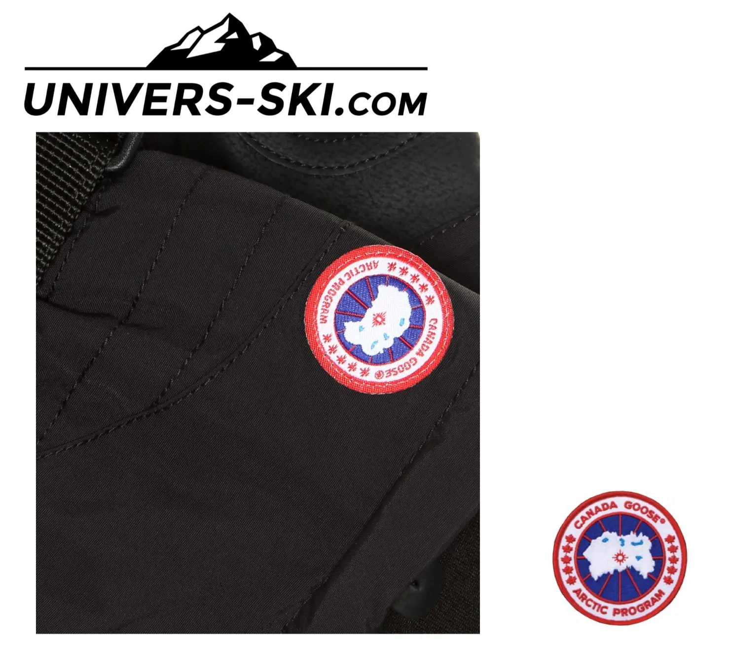 Gant Moufles De Ski Canada Goose Femme Noir 2023 – Image 2
