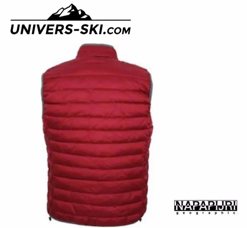 Gilet Doudoune NAPAPIJRI Aerons Rouge Vest Mineral Red 2023 Homme â Image 2