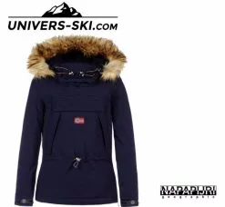 Veste NAPAPIJRI Skidoo Femme Bleu Marine Eco FUR 2023