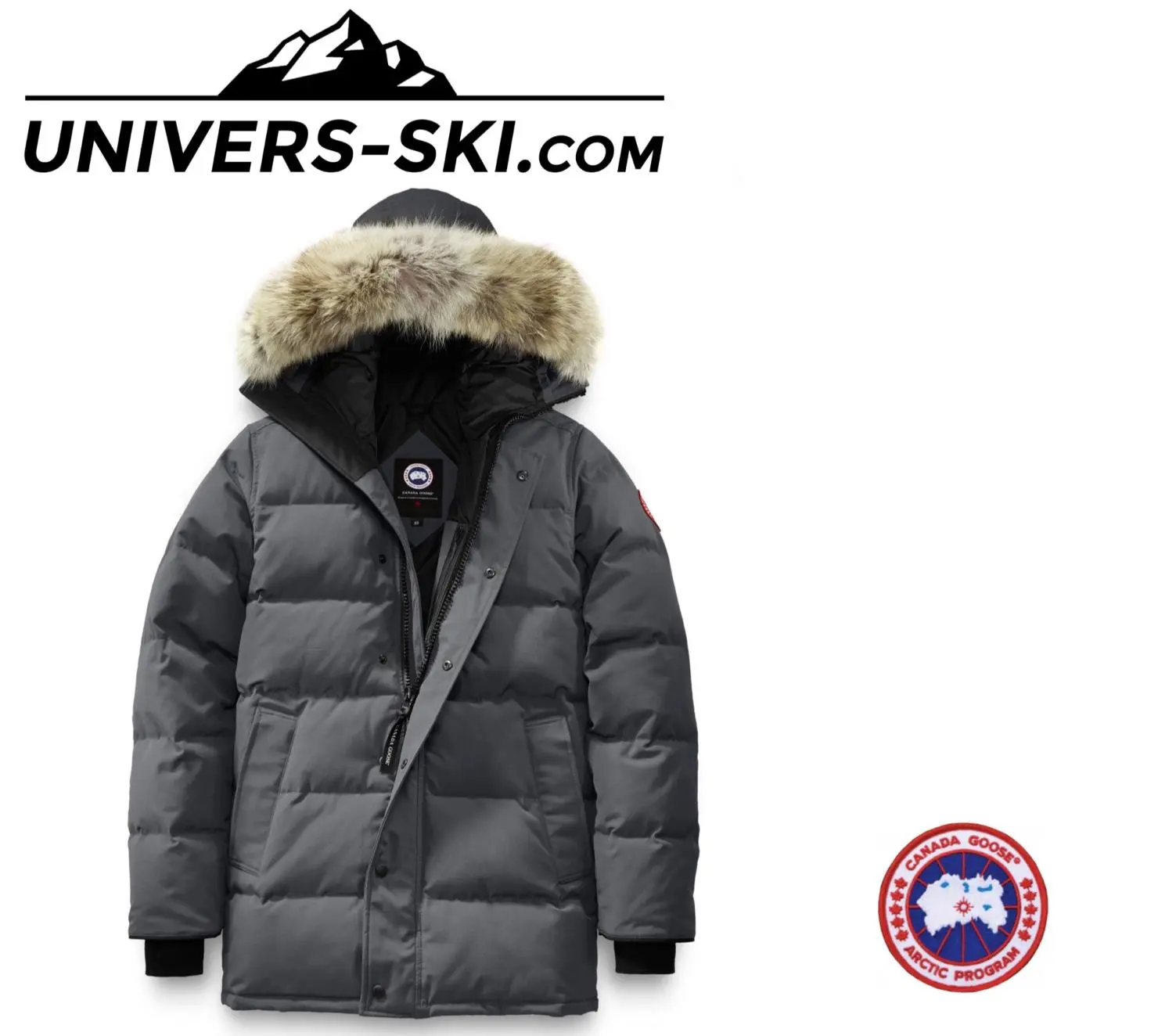 Parka Canada Goose Carson Homme Gris Moyen 2023