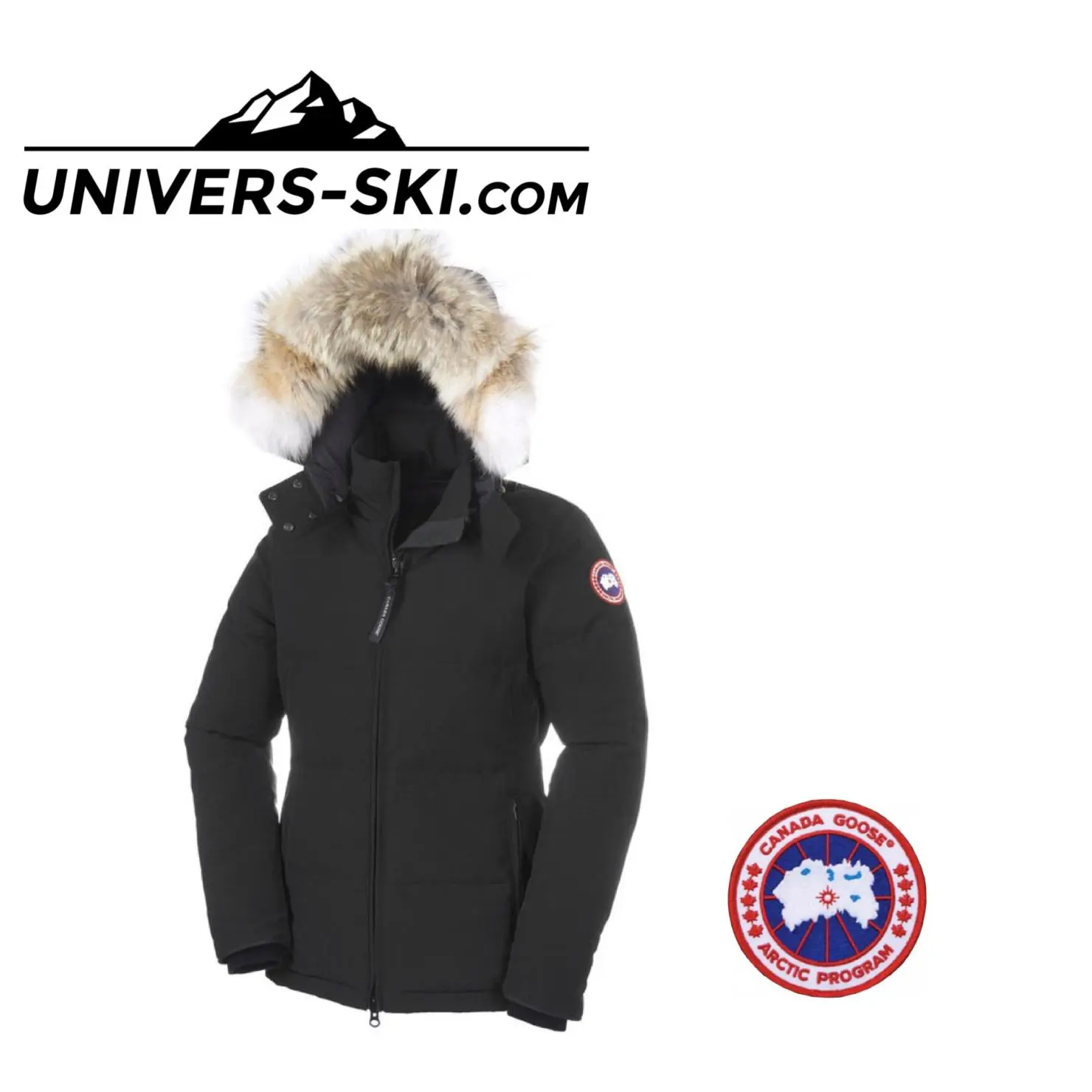 Parka Canada Goose Femme Chelsea Noire 2023 â Image 2