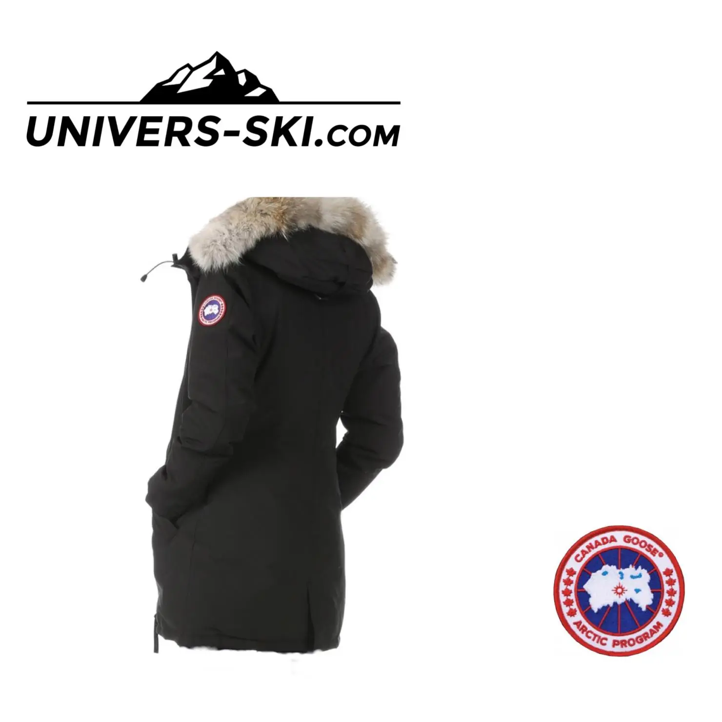 Parka Canada Goose Femme Victoria Noire 2023 â Image 2