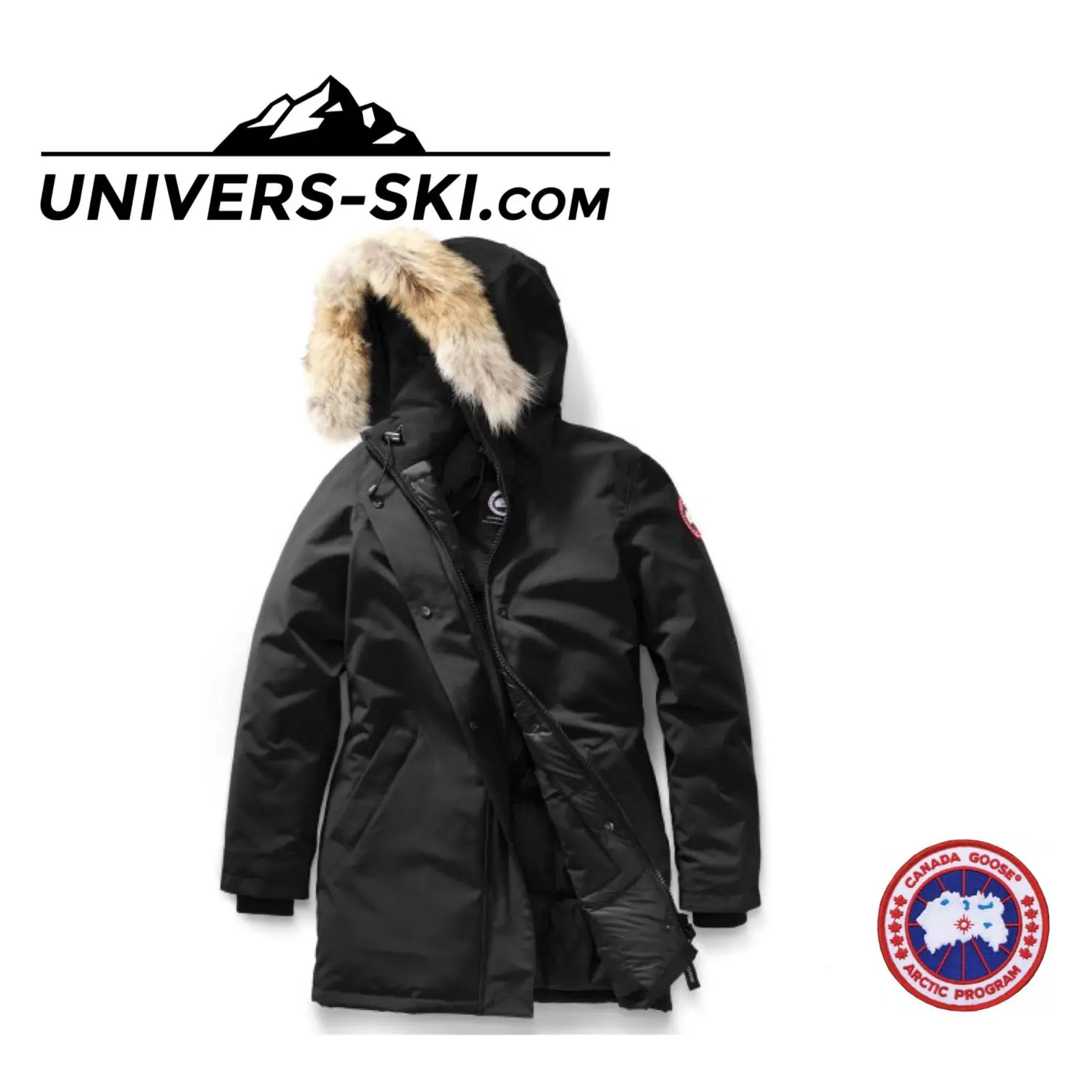Parka Canada Goose Femme Victoria Noire 2023