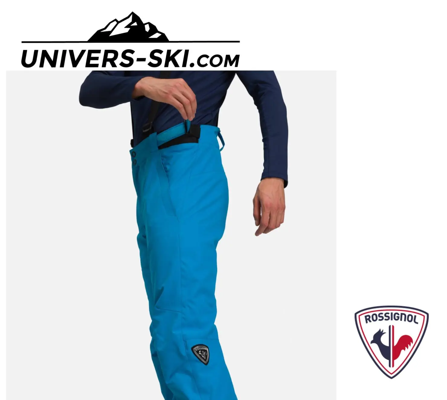 Pantalon De Ski ROSSIGNOL Homme Bleu 2023 â Image 3