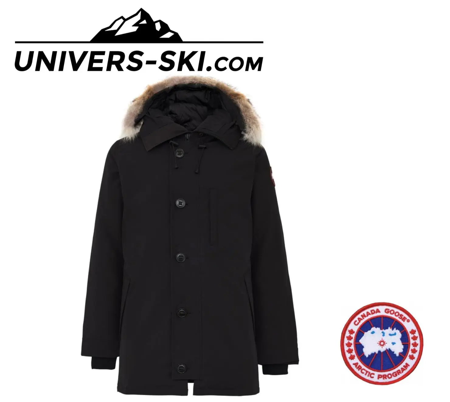 Parka Canada Goose The Château Homme Noir 2023