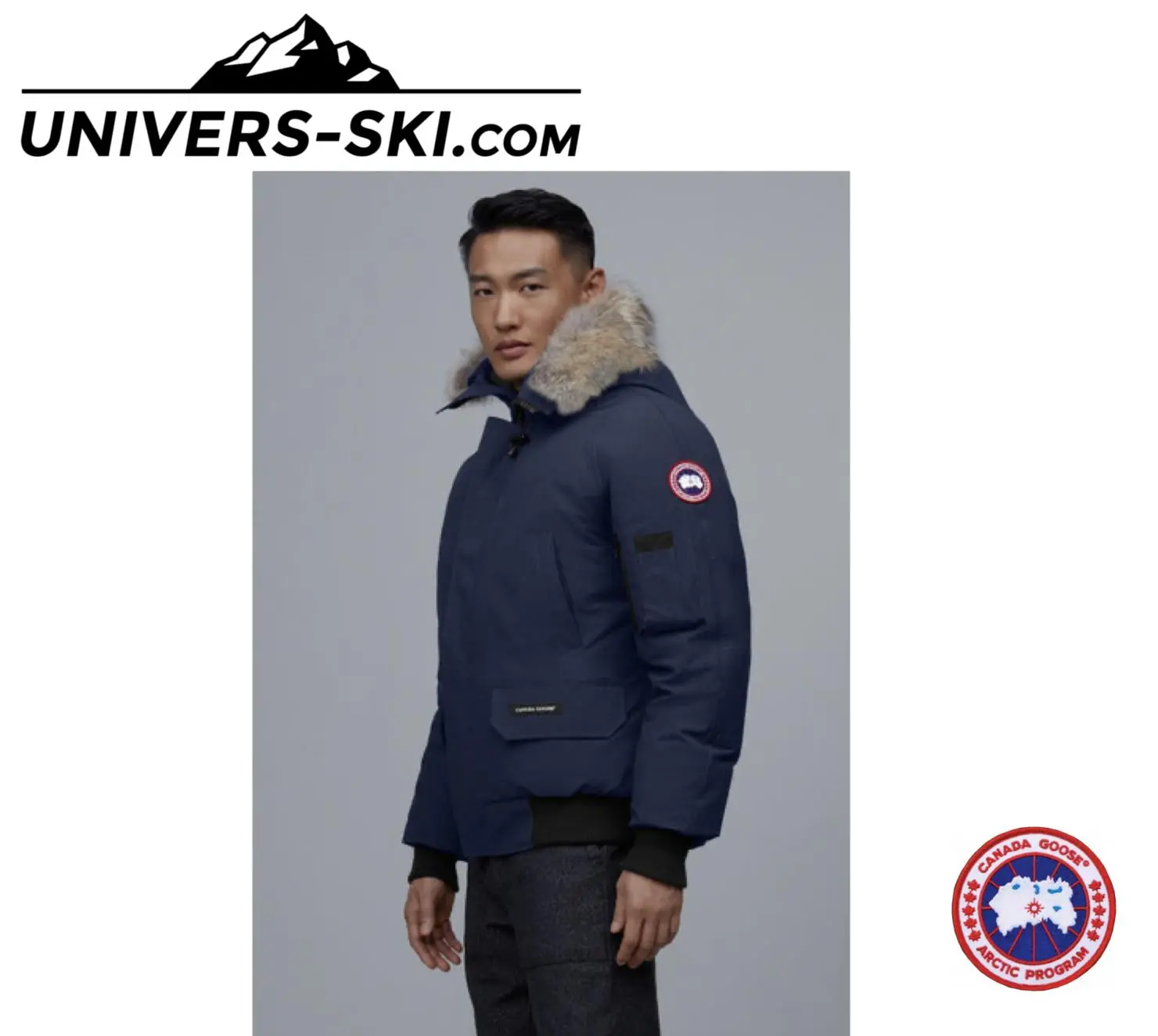 Parka CANADA GOOSE Chilliwack Bomber Atlantic Navy Homme 2023 â Image 2