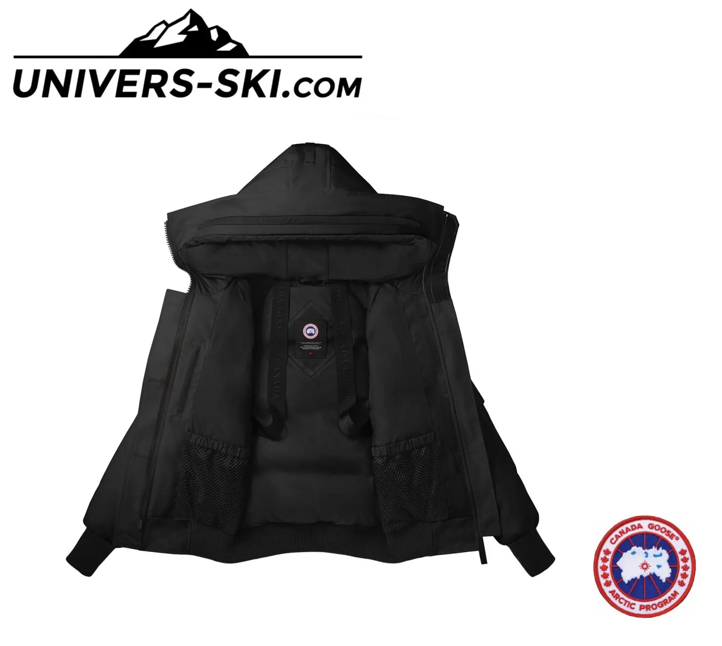 Parka CANADA GOOSE Chilliwack Bomber Femme Noir No Fur 2023 â Image 2