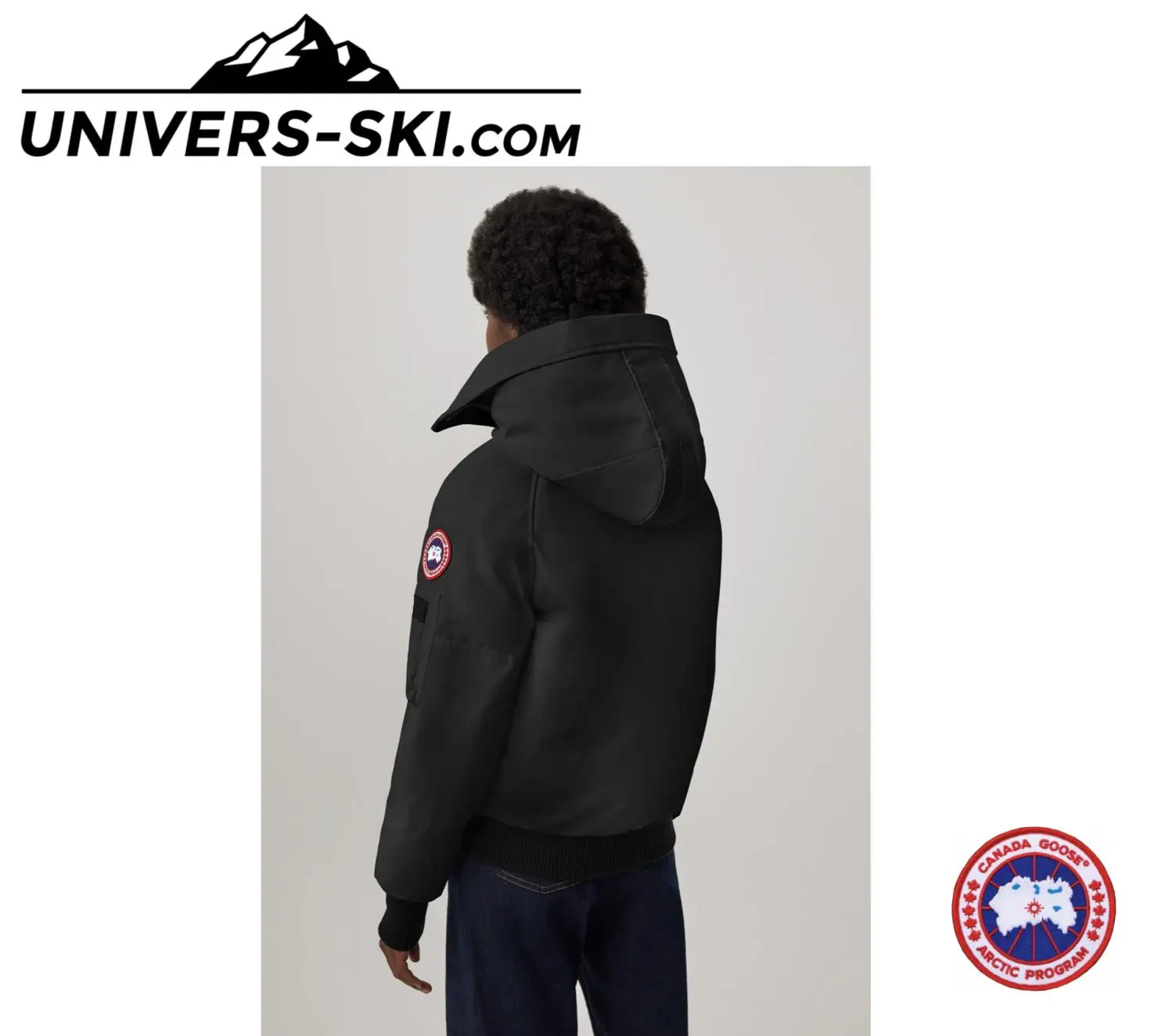 Parka CANADA GOOSE Chilliwack Bomber Femme Noir No Fur 2023 â Image 4