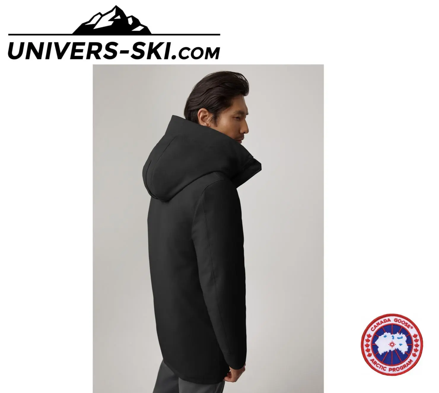 Parka Canada Goose Langford No Fur Homme Noir 2023 â Image 4