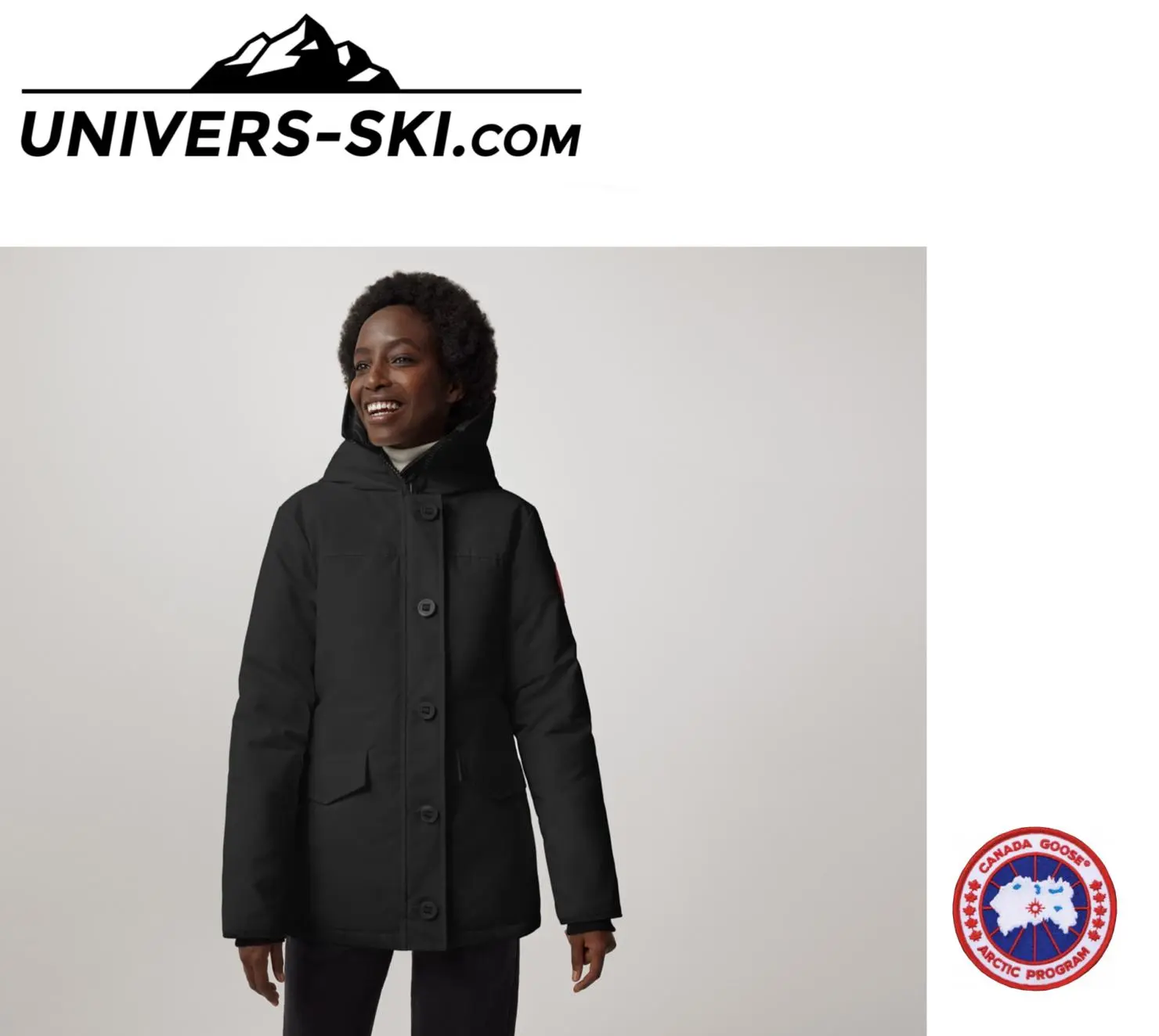 Parka CANADA GOOSE Femme Lynnwood Noir No Fur 2023 â Image 3