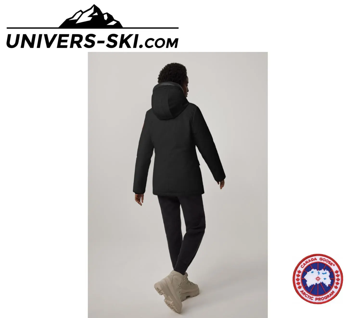 Parka CANADA GOOSE Femme Lynnwood Noir No Fur 2023 â Image 4