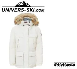 Veste Parka NAPAPIJRI Skidoo Open Femme Long White 2023