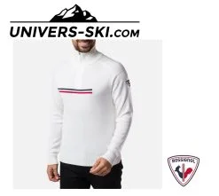 Pull ROSSIGNOL Homme Major ½ Zip Blanc 2023