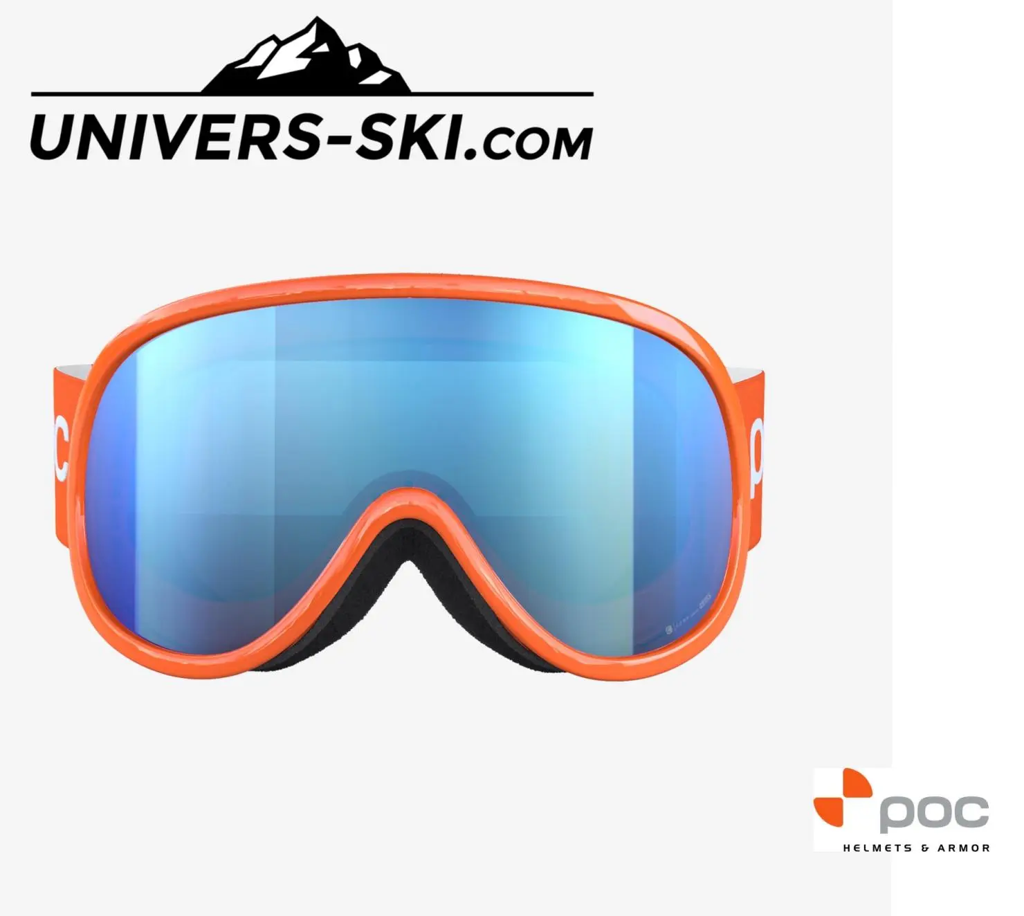 Masque De Ski POC Retina Clarity Comp Fluorescent Orange 2023 – Image 2