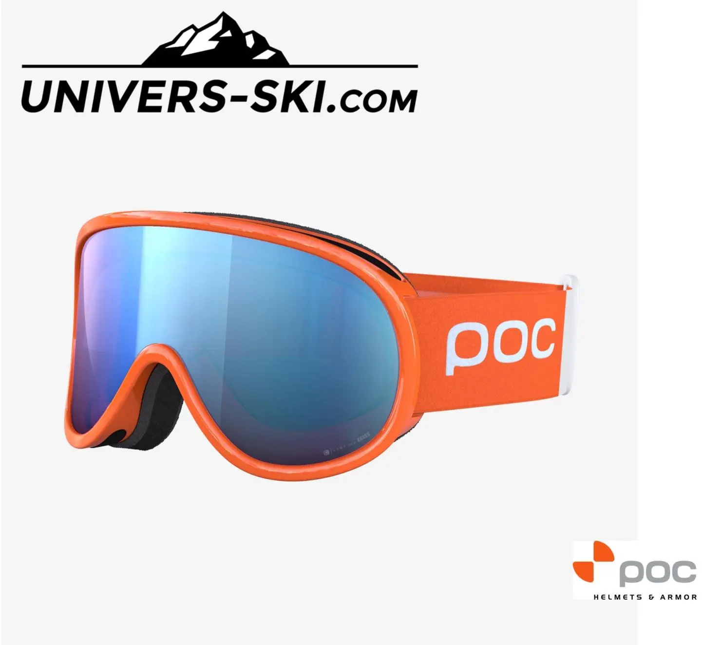Masque De Ski POC Retina Clarity Comp Fluorescent Orange 2023