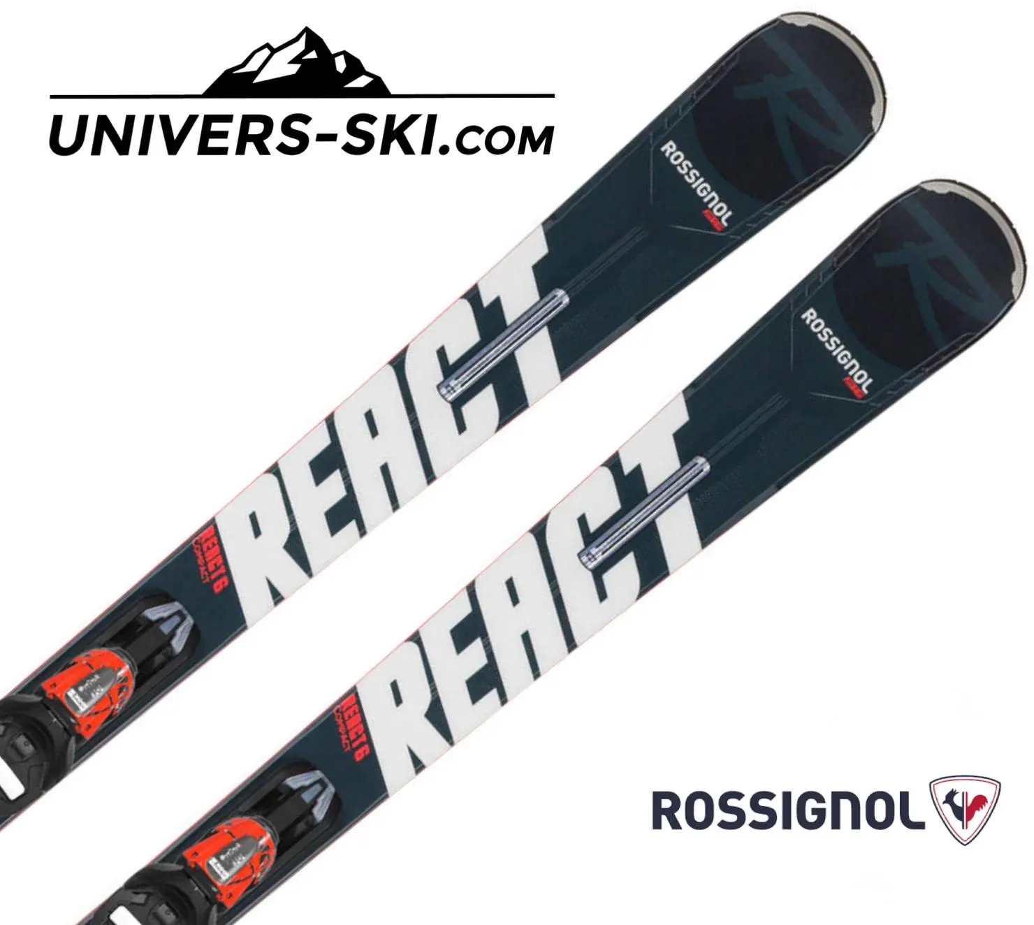 Ski ROSSIGNOL React R6 Compact 2022 + Xpress 11 – Image 2