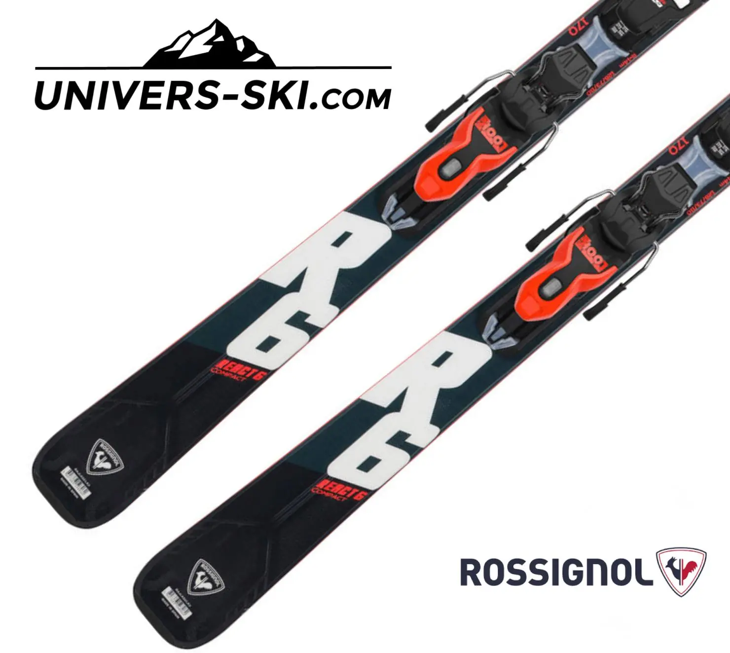 Ski ROSSIGNOL React R6 Compact 2022 + Xpress 11 – Image 4