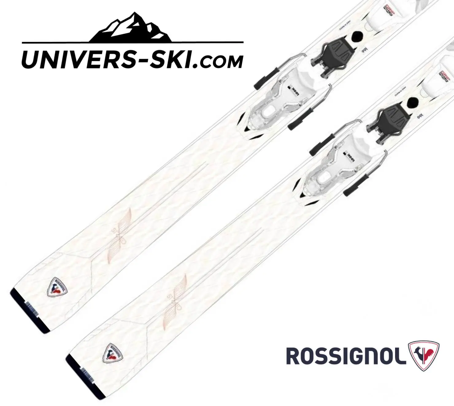Ski ROSSIGNOL STRATO Women Blanc 2022 + Xpress 11 – Image 4