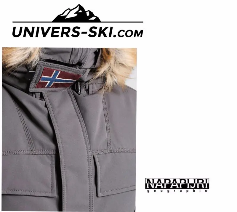 Parka NAPAPIJRI Homme Skidoo Open Long Gris 2023 â Image 2