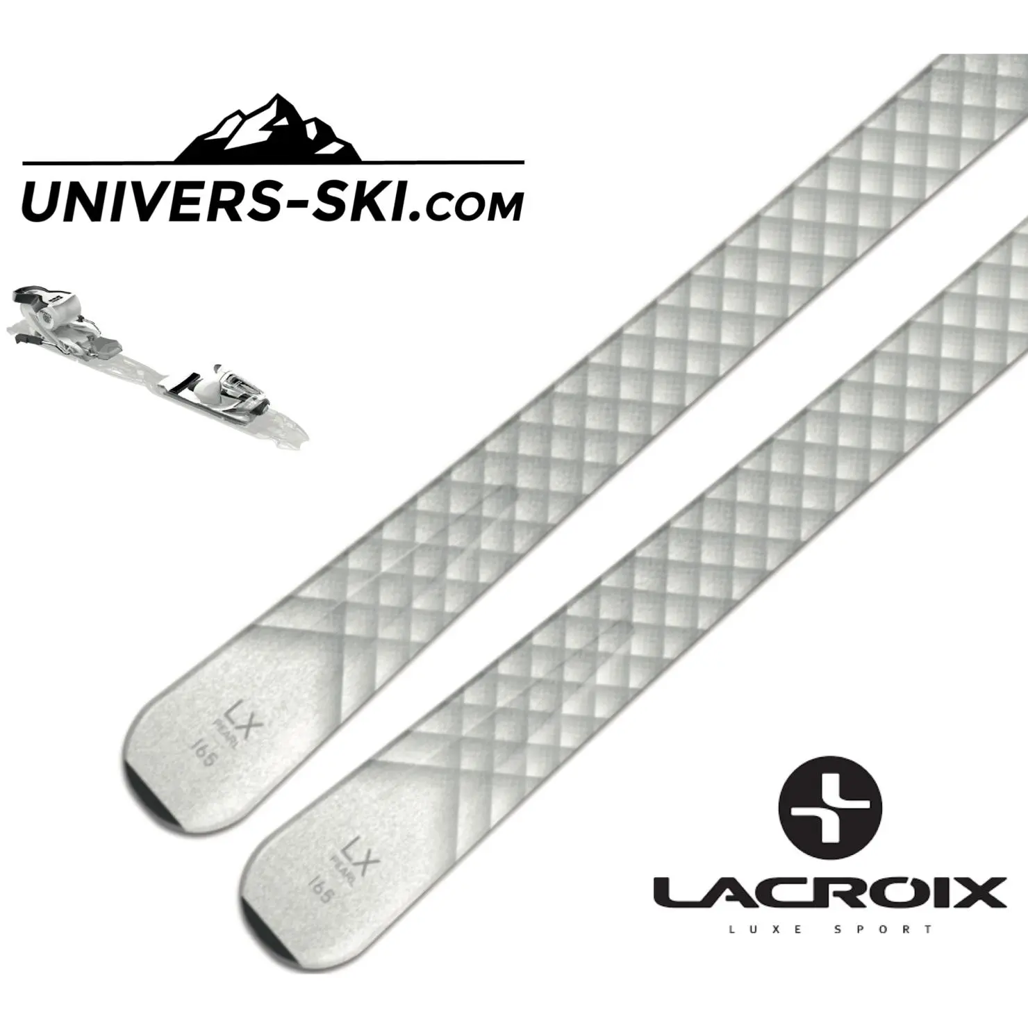 Ski LACROIX Pearl Femme 2020 + Fixations X Press 10 – Image 4