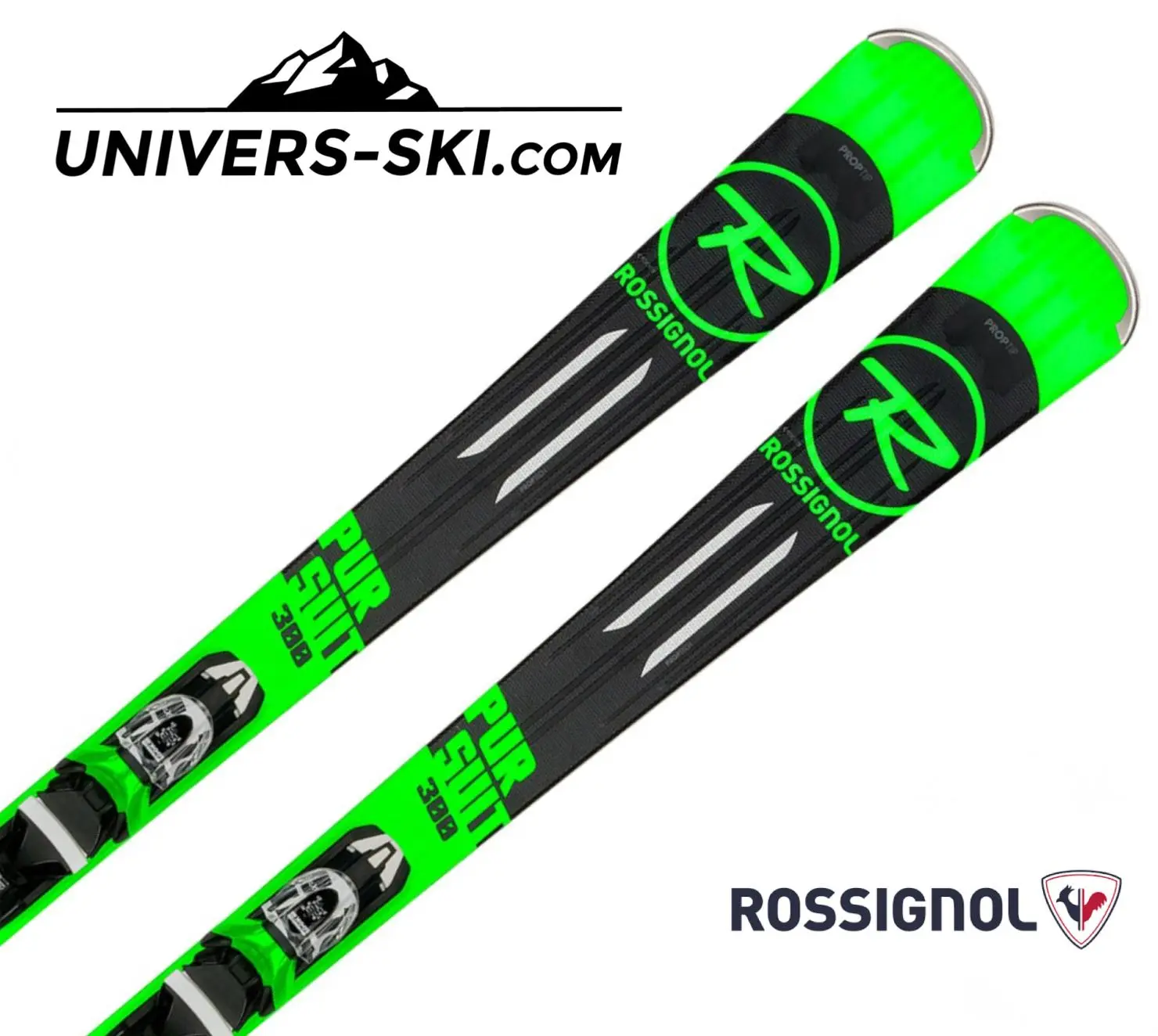 Ski ROSSIGNOL PURSUIT 300 2018 + Xpress 11 Black Green – Image 2
