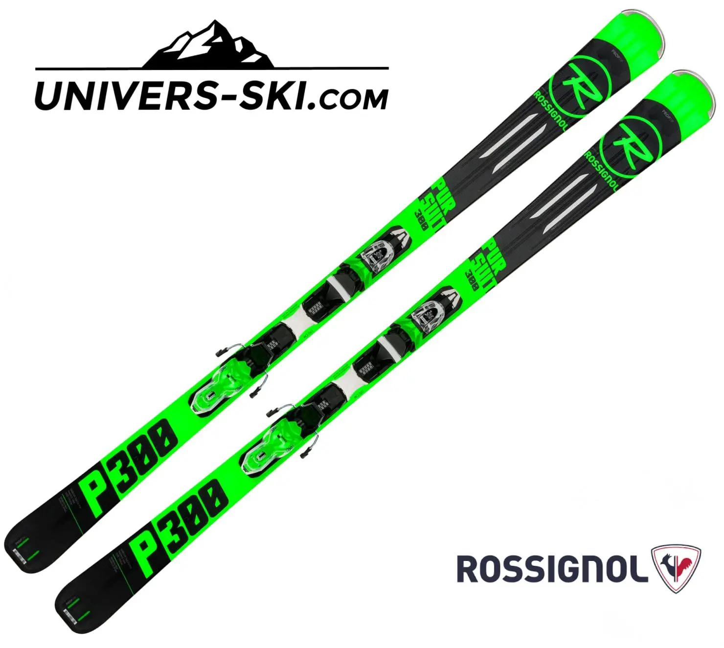 Ski ROSSIGNOL PURSUIT 300 2018 + Xpress 11 Black Green