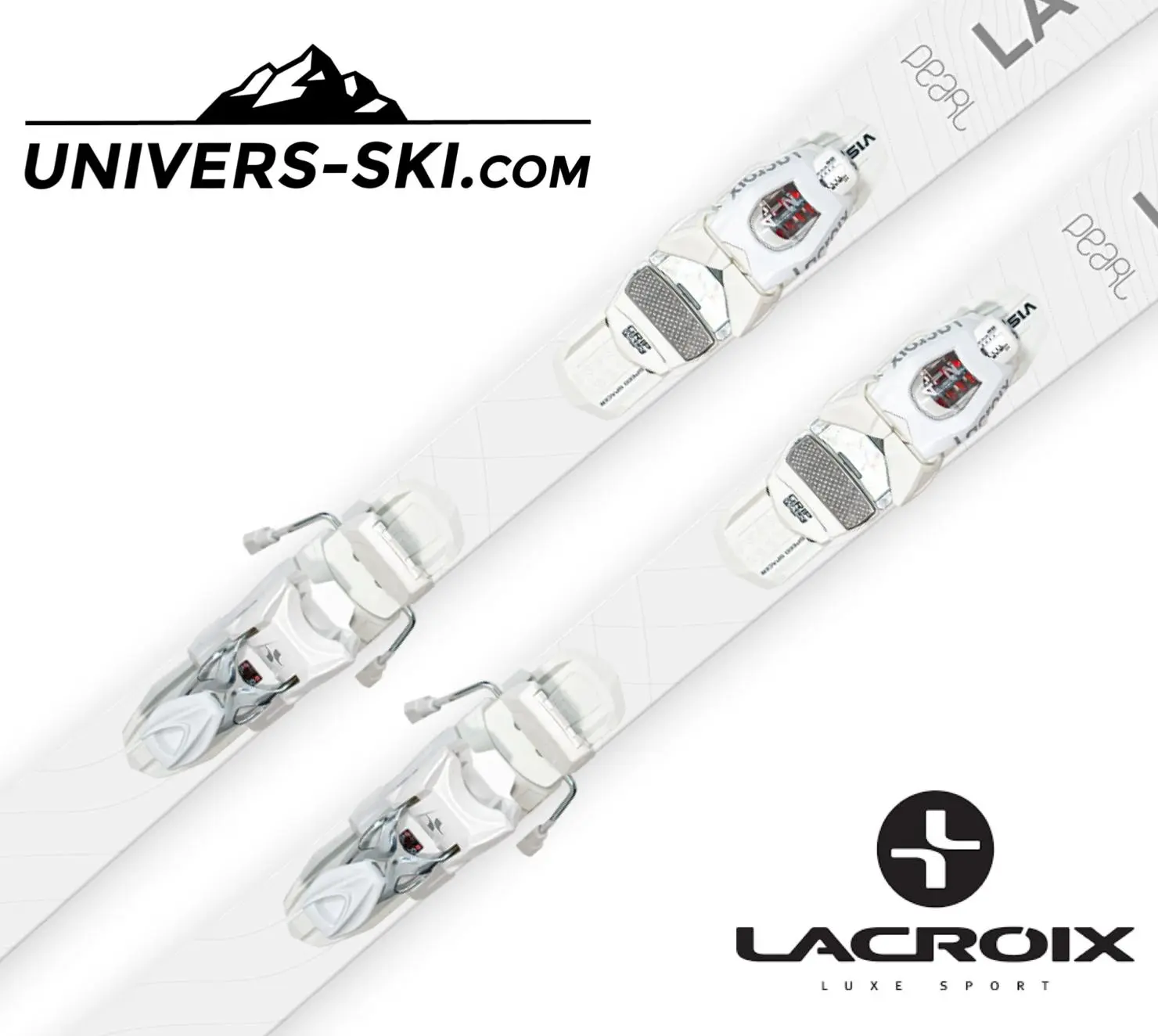 Ski LACROIX Pearl Femme 2023 + Fixation Vist – Image 3