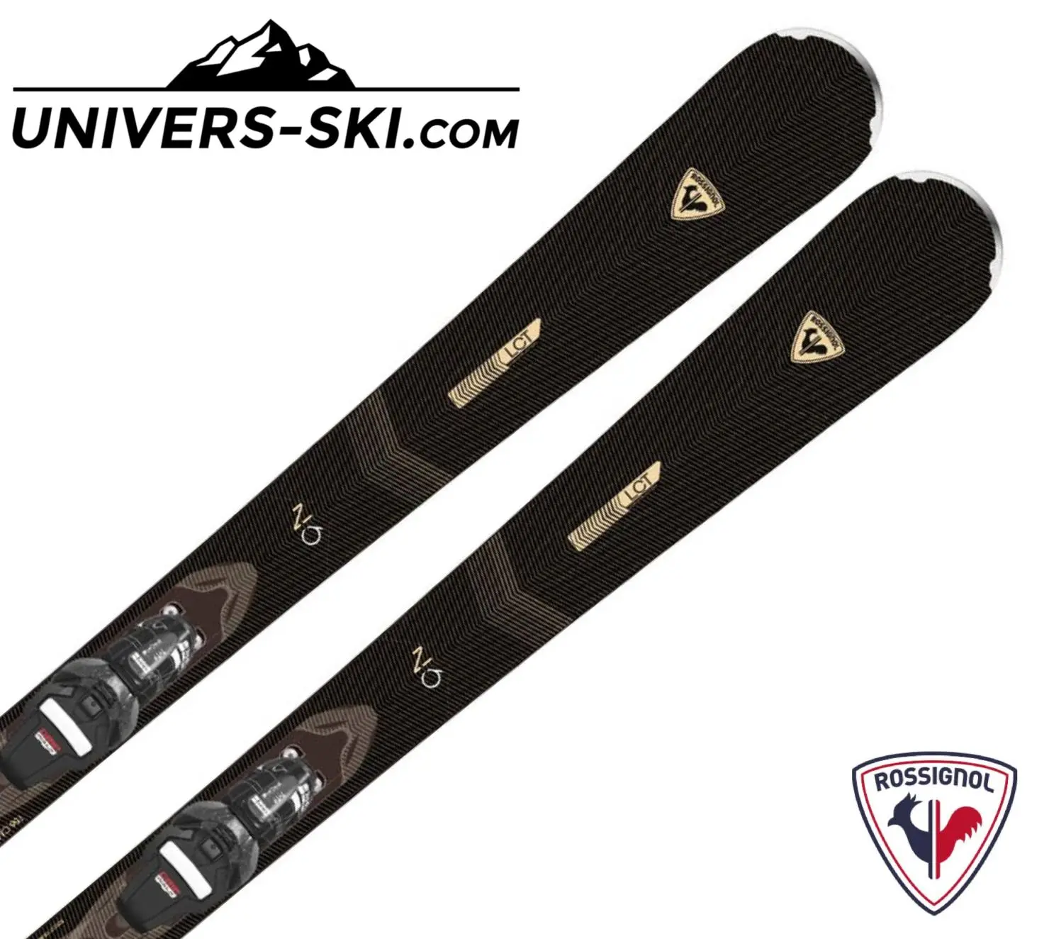 Ski ROSSIGNOL Femme Nova 6 2023 + Fixation Xpress 11 – Image 2