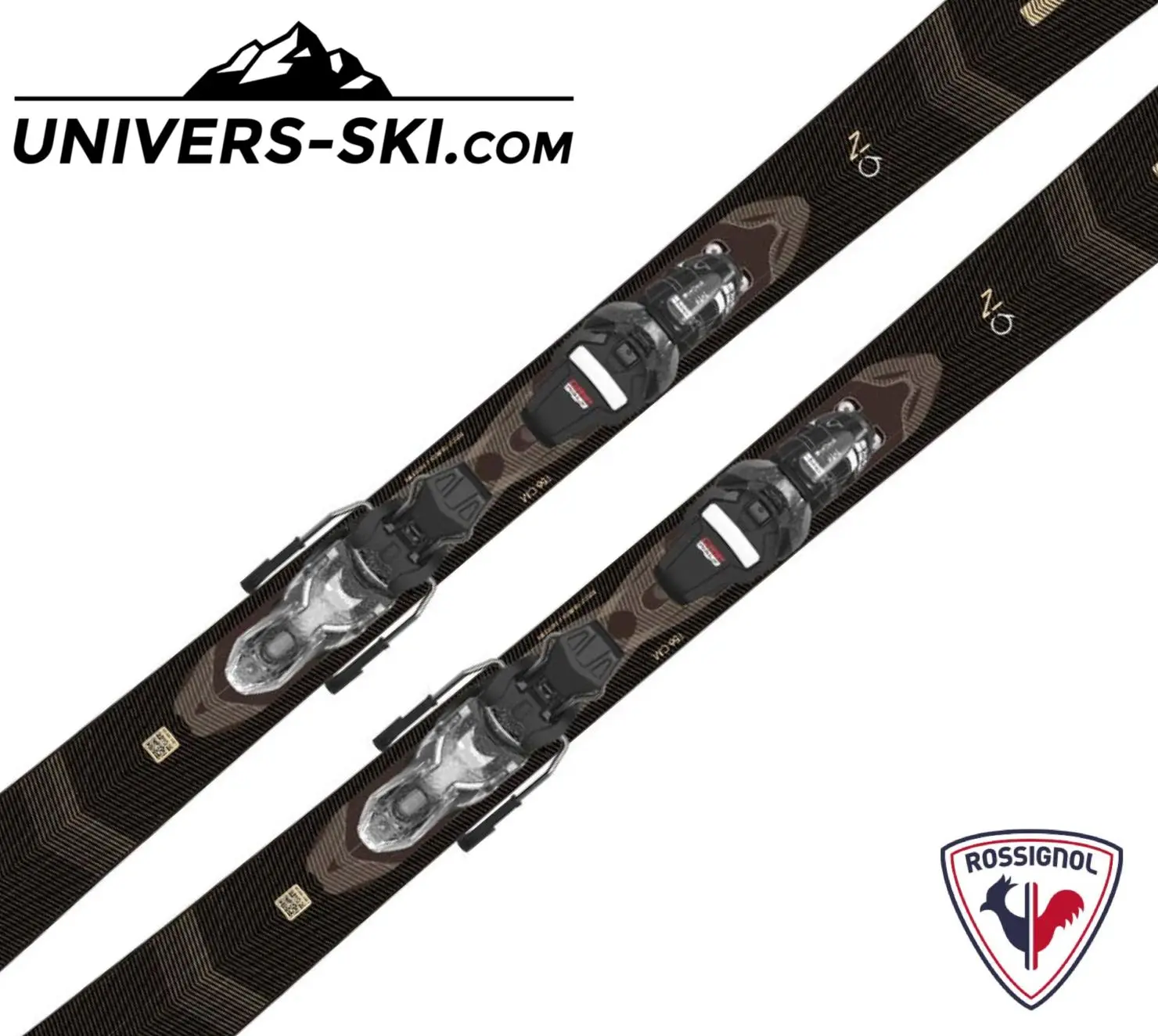 Ski ROSSIGNOL Femme Nova 6 2023 + Fixation Xpress 11 – Image 3