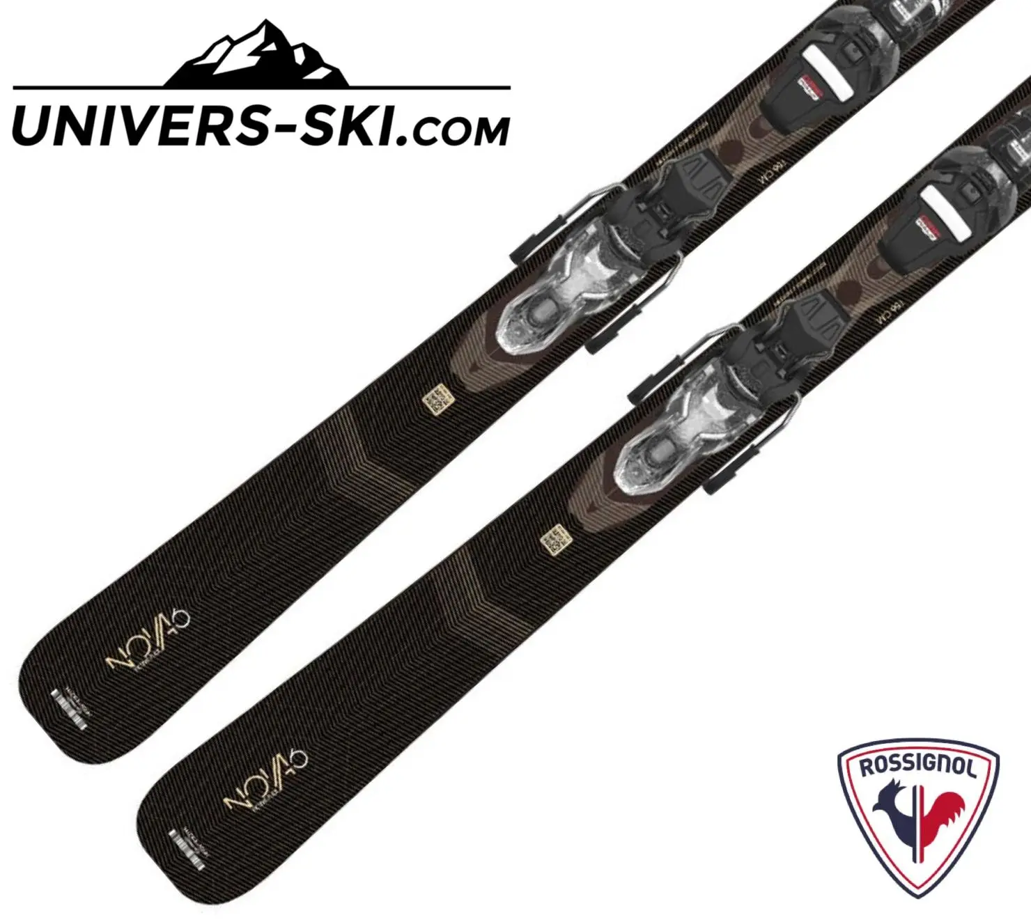 Ski ROSSIGNOL Femme Nova 6 2023 + Fixation Xpress 11 – Image 4