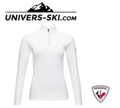 Sous Pull ROSSIGNOL Femme Classique œ Zip Blanc 2021