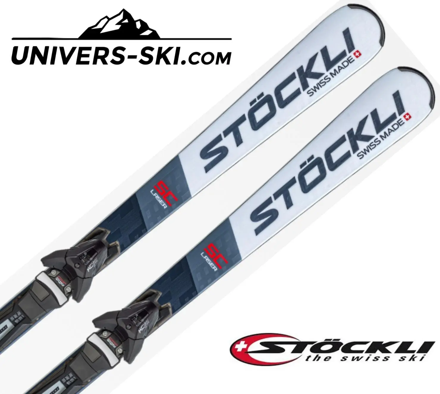 Ski Stockli Laser SC 2023 + Fixation MC 11 Pack – Image 2