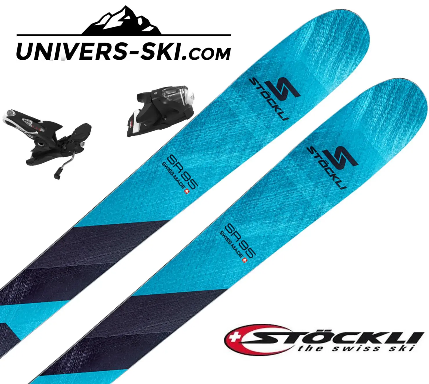 Ski Stockli Stormrider 95 2023 + Fixations SPX 12 (Look) – Image 2