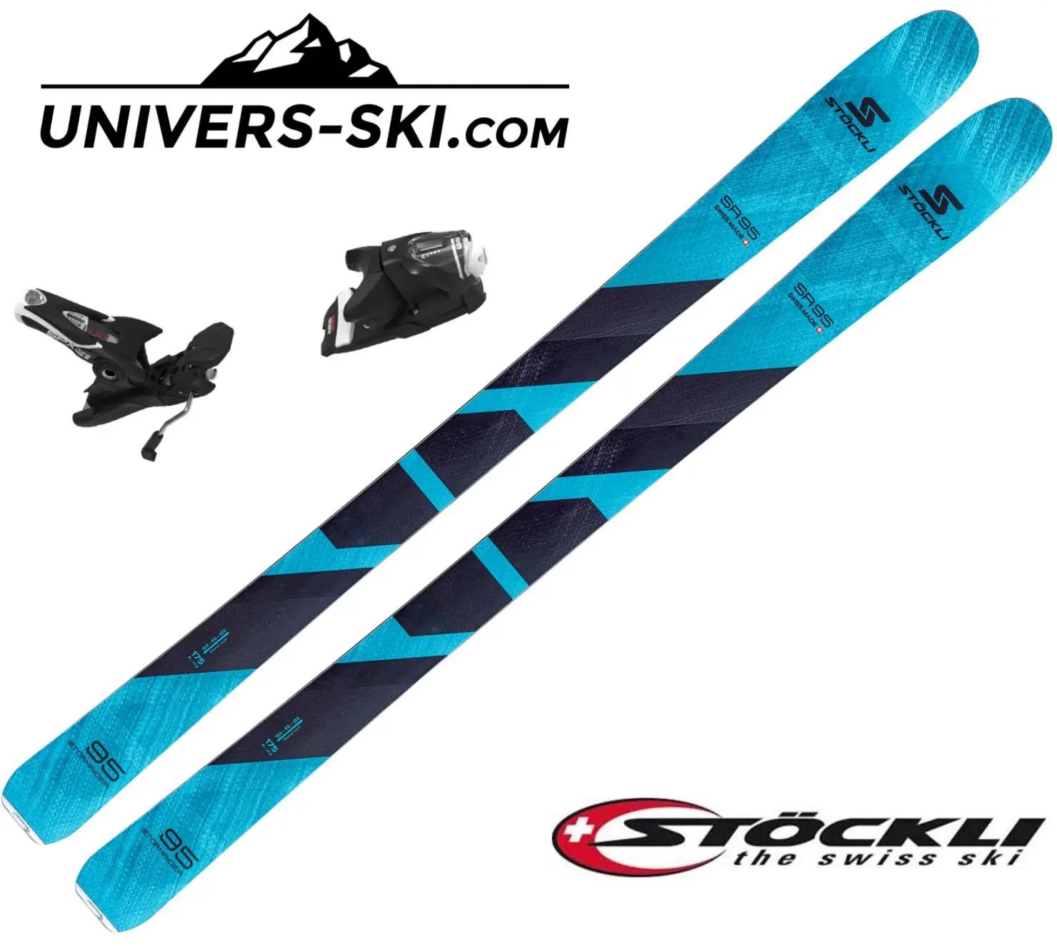 Ski Stockli Stormrider 95 2023 + Fixations SPX 12 (Look)